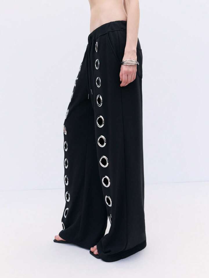 Eyelet Sweats